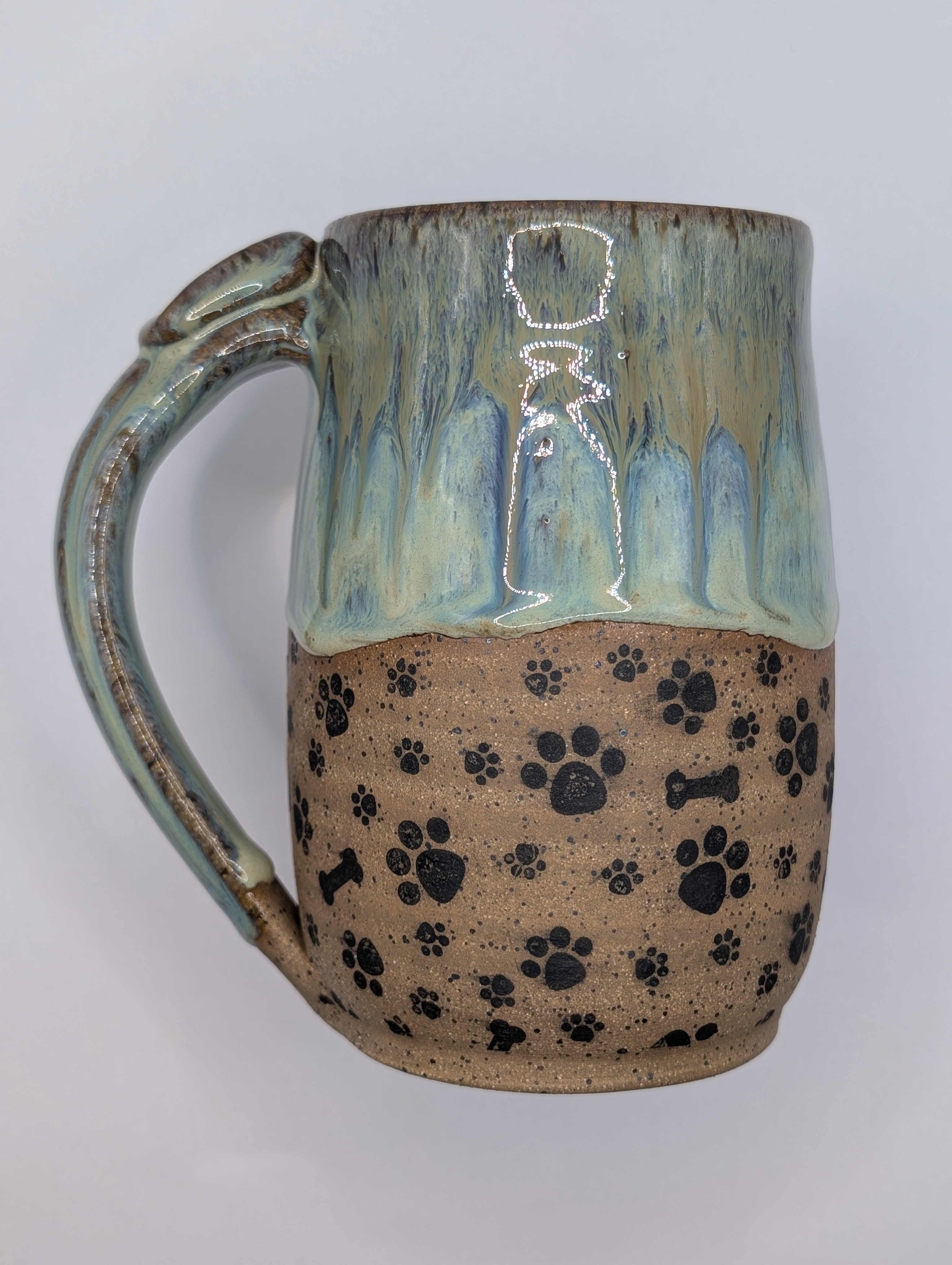 Paws & Bones • 22oz • honeydew khaki