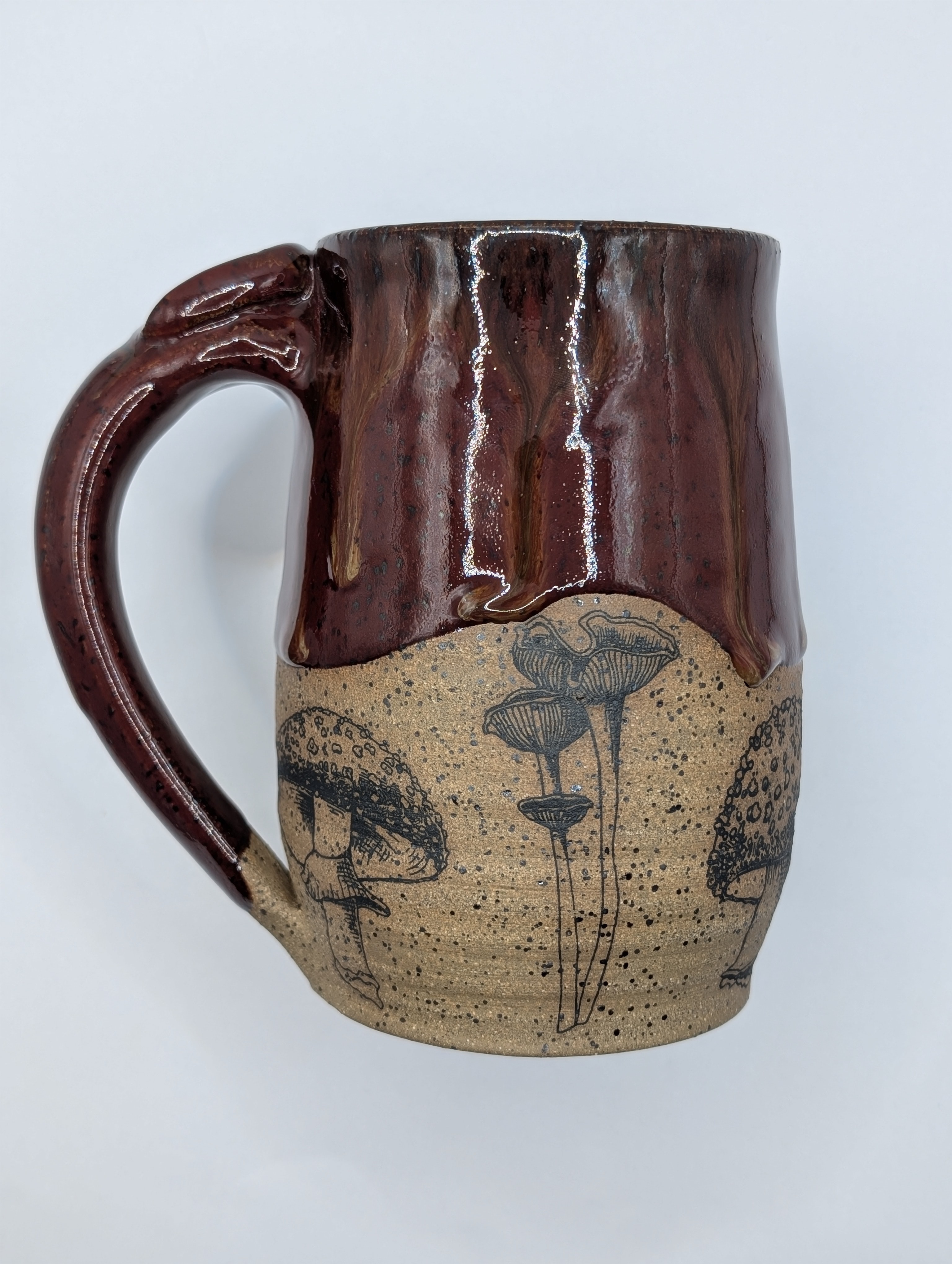Mushroom mug • 20oz • caramel apple 