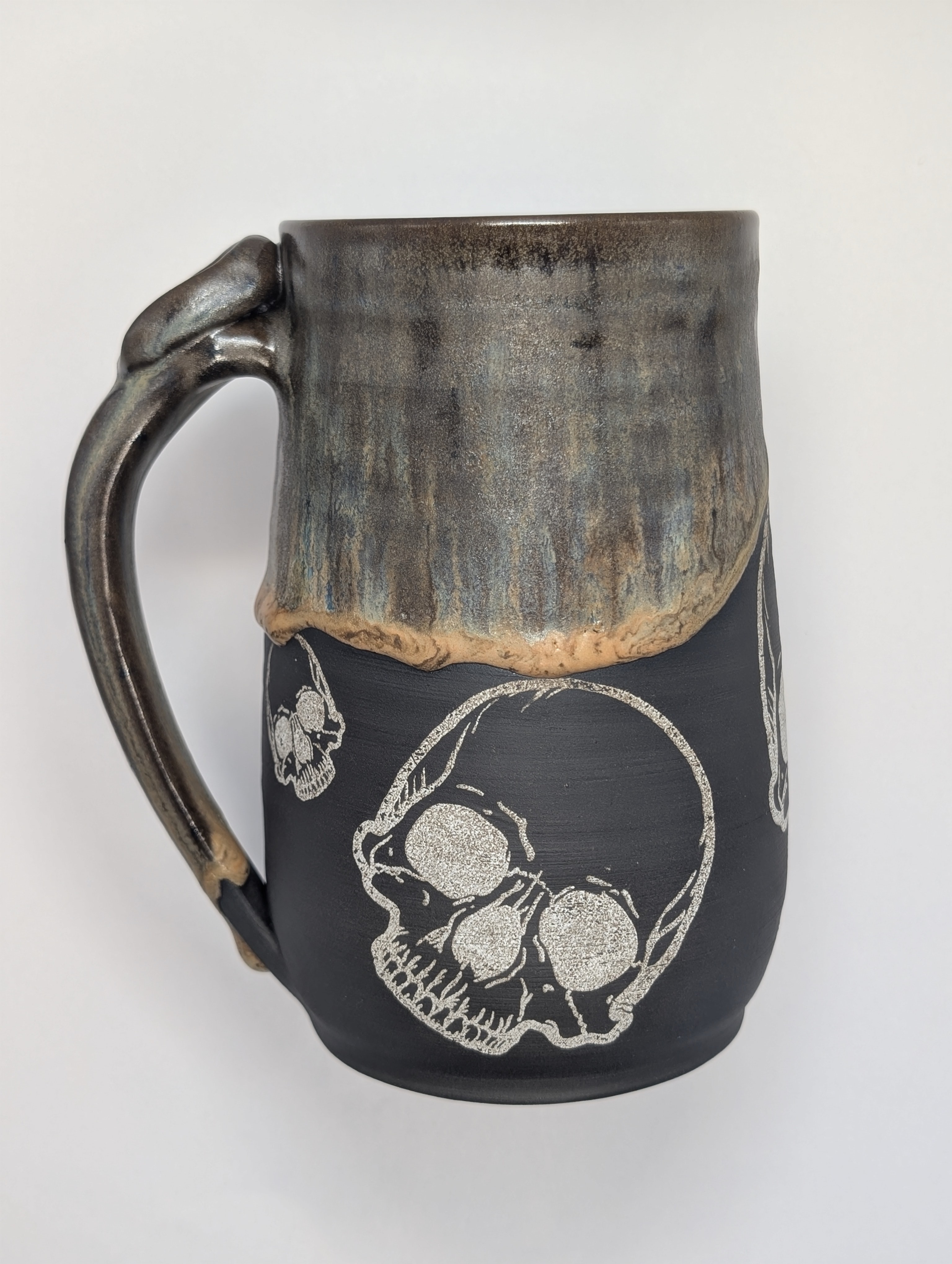Skull mug • 22oz • matte copper