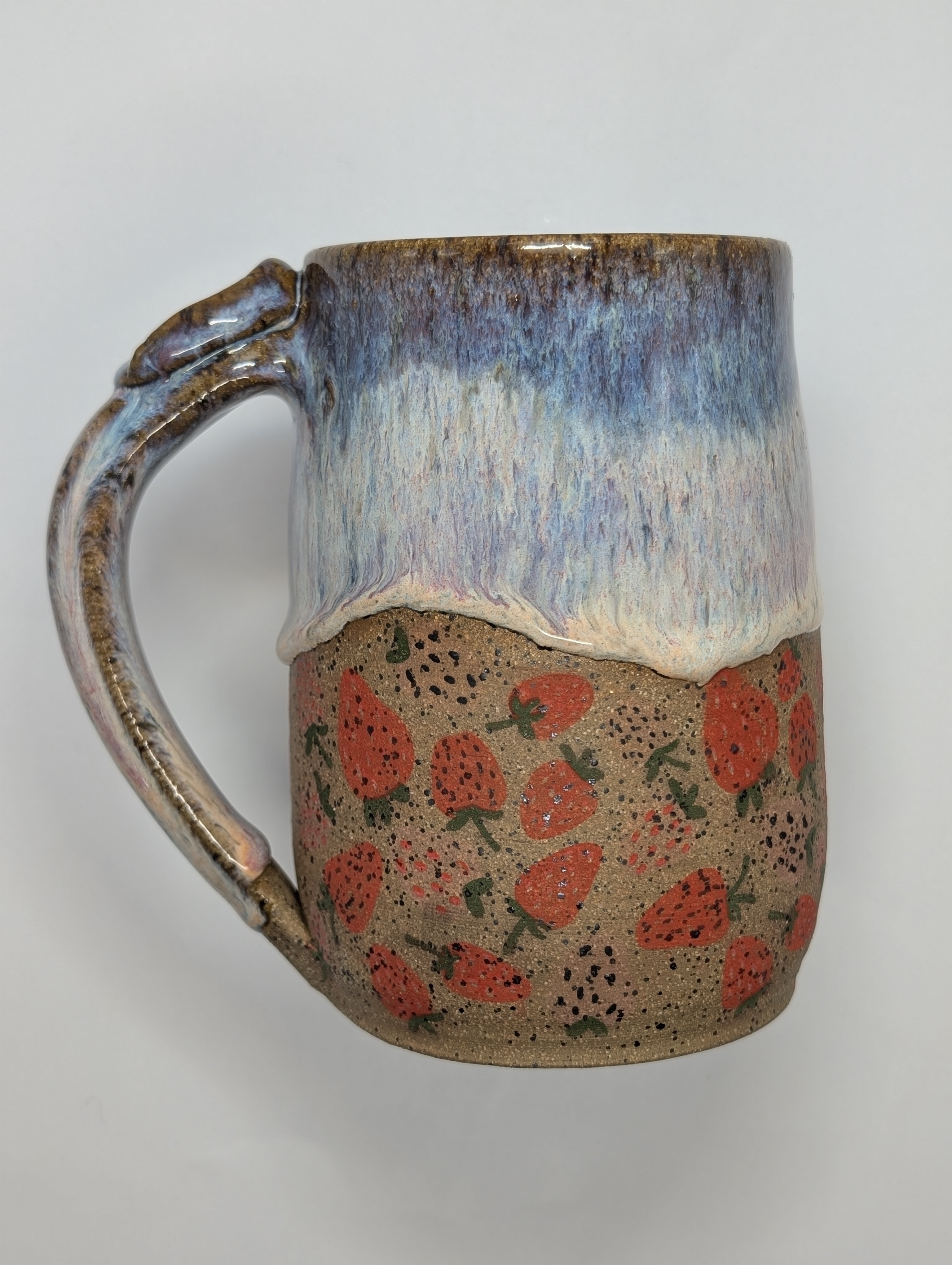 Strawberry mug • 22oz • aurora tie dye 