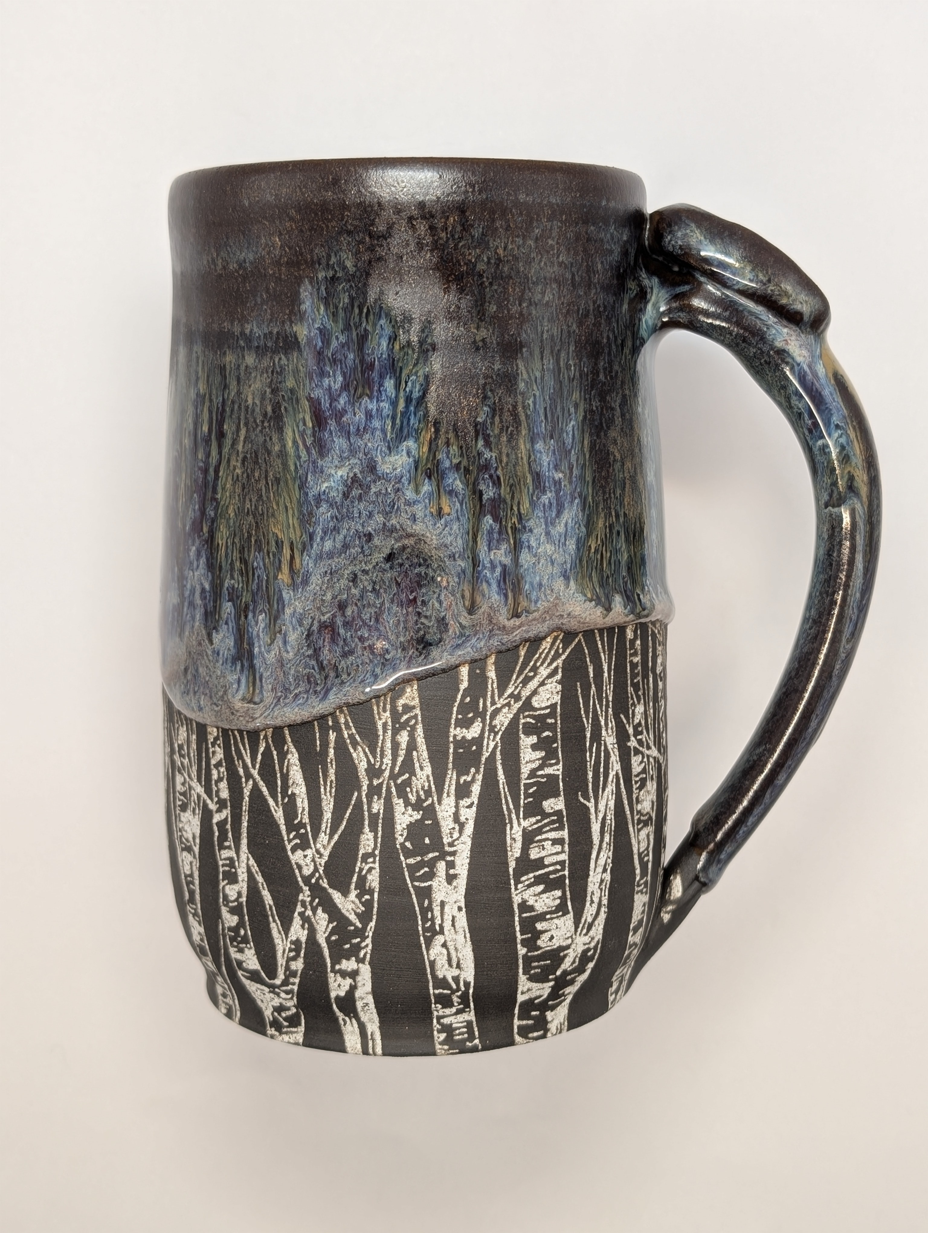 Birch Tree mug • 24oz • copper plum