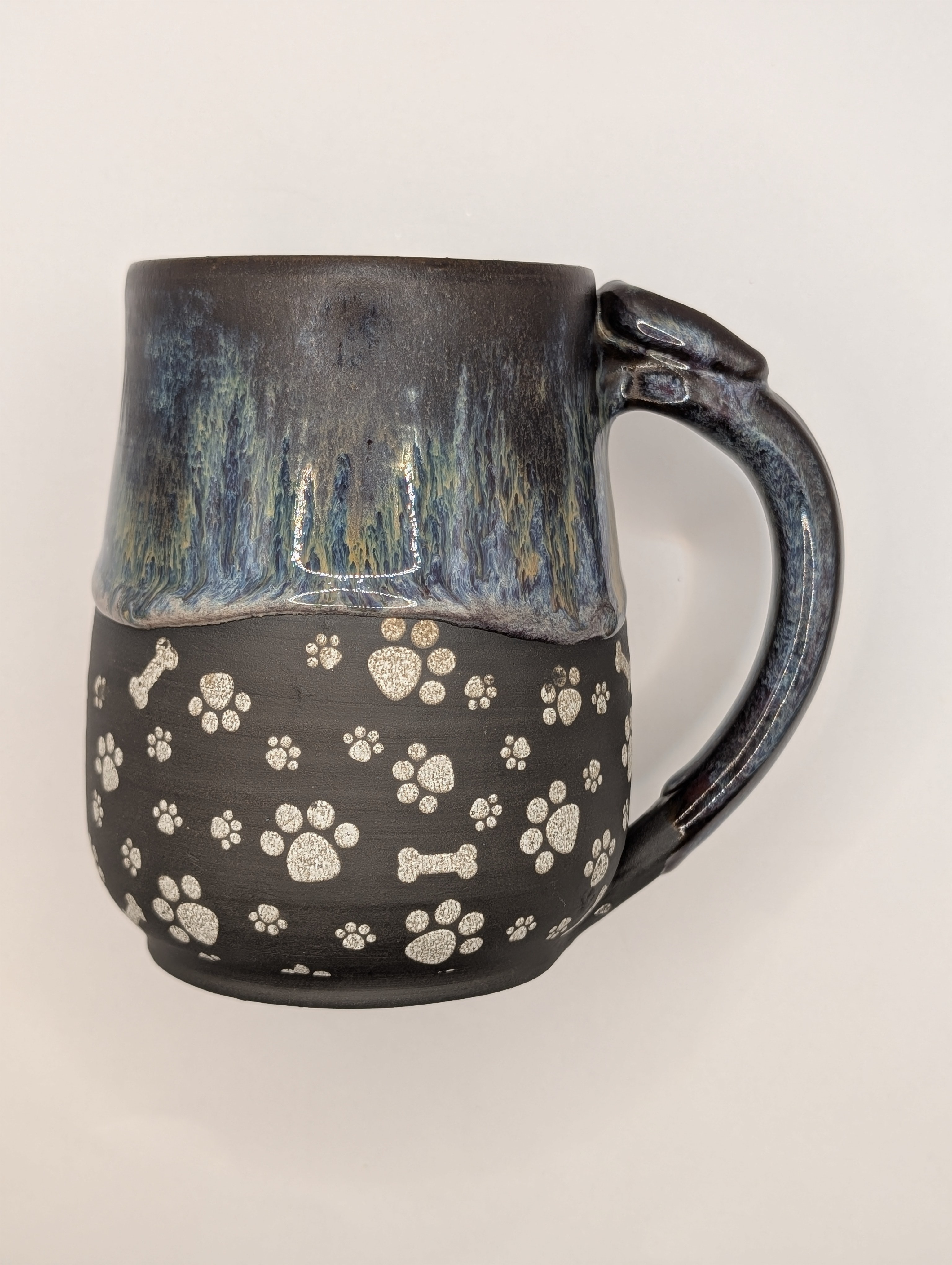 Paws & Bones mug • 20oz • matte earth tones