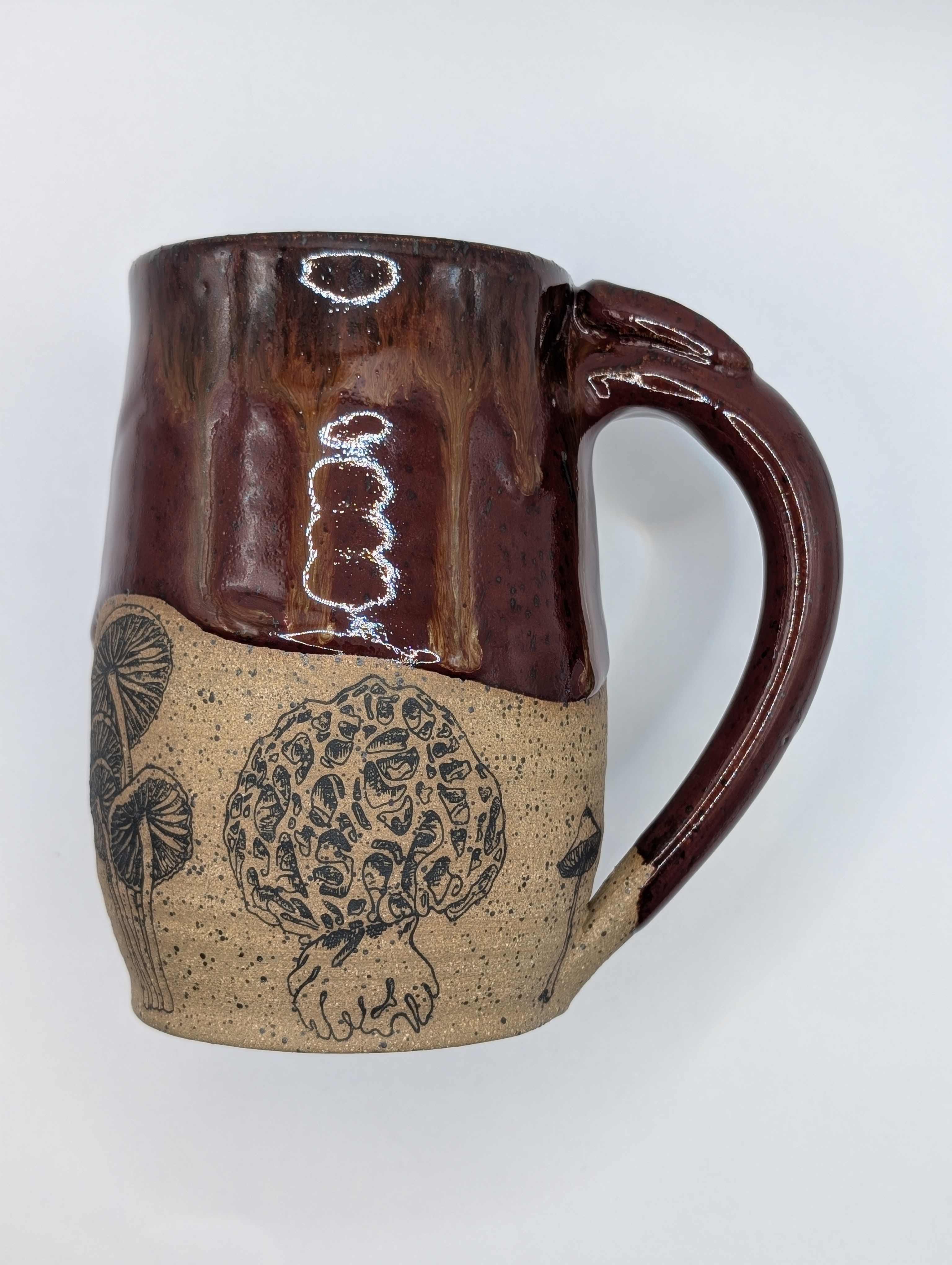 Mushroom mug • 20oz • caramel apple 