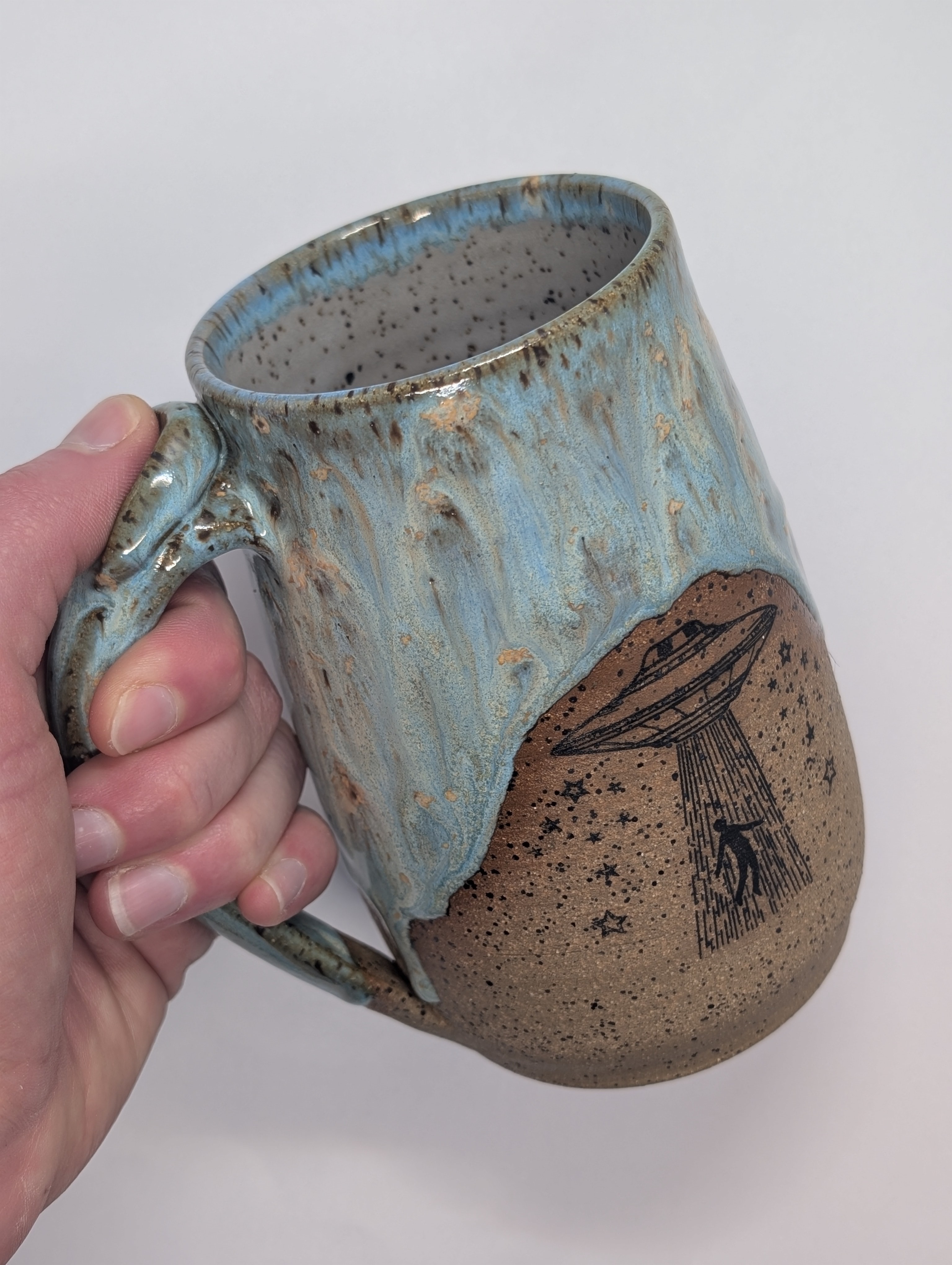 UFO mug • 22oz • blue desert dusk