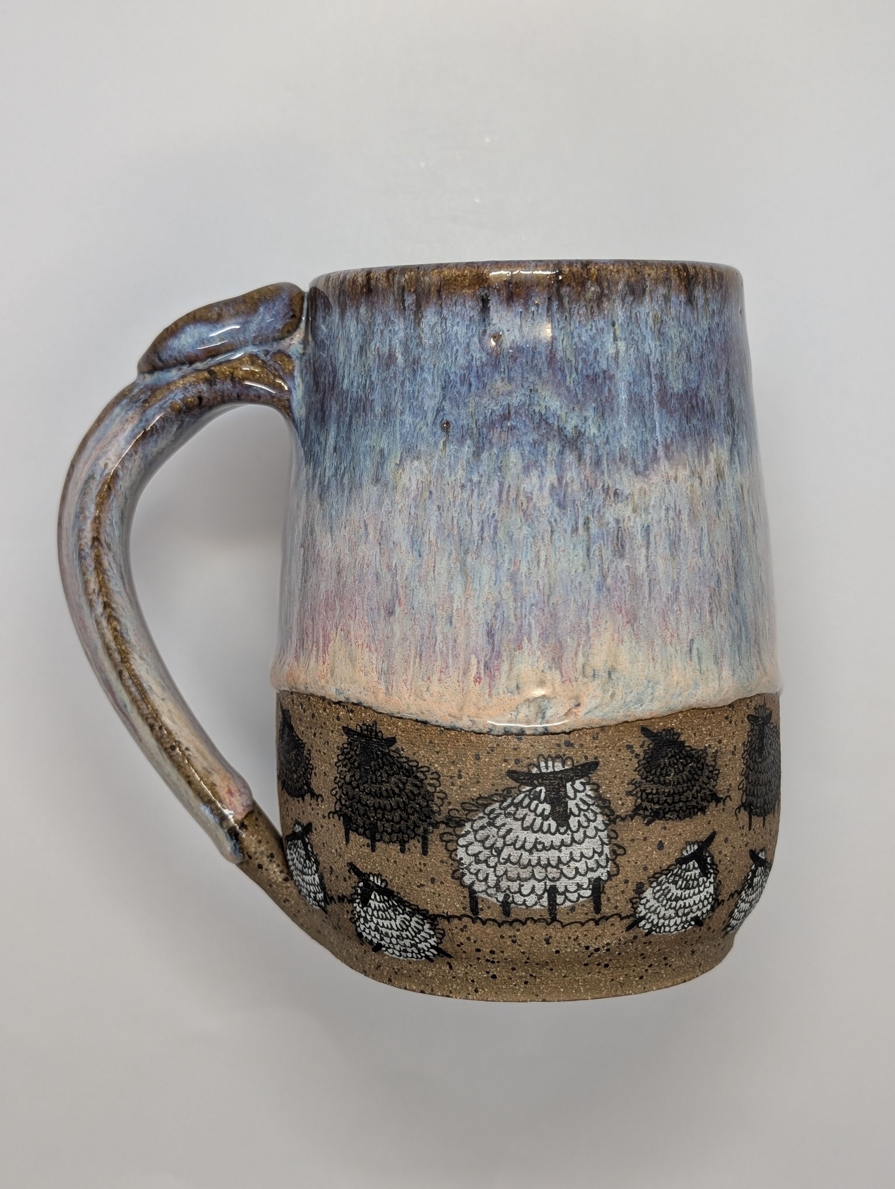 Sheep mug • 20oz • aurora tie dye 