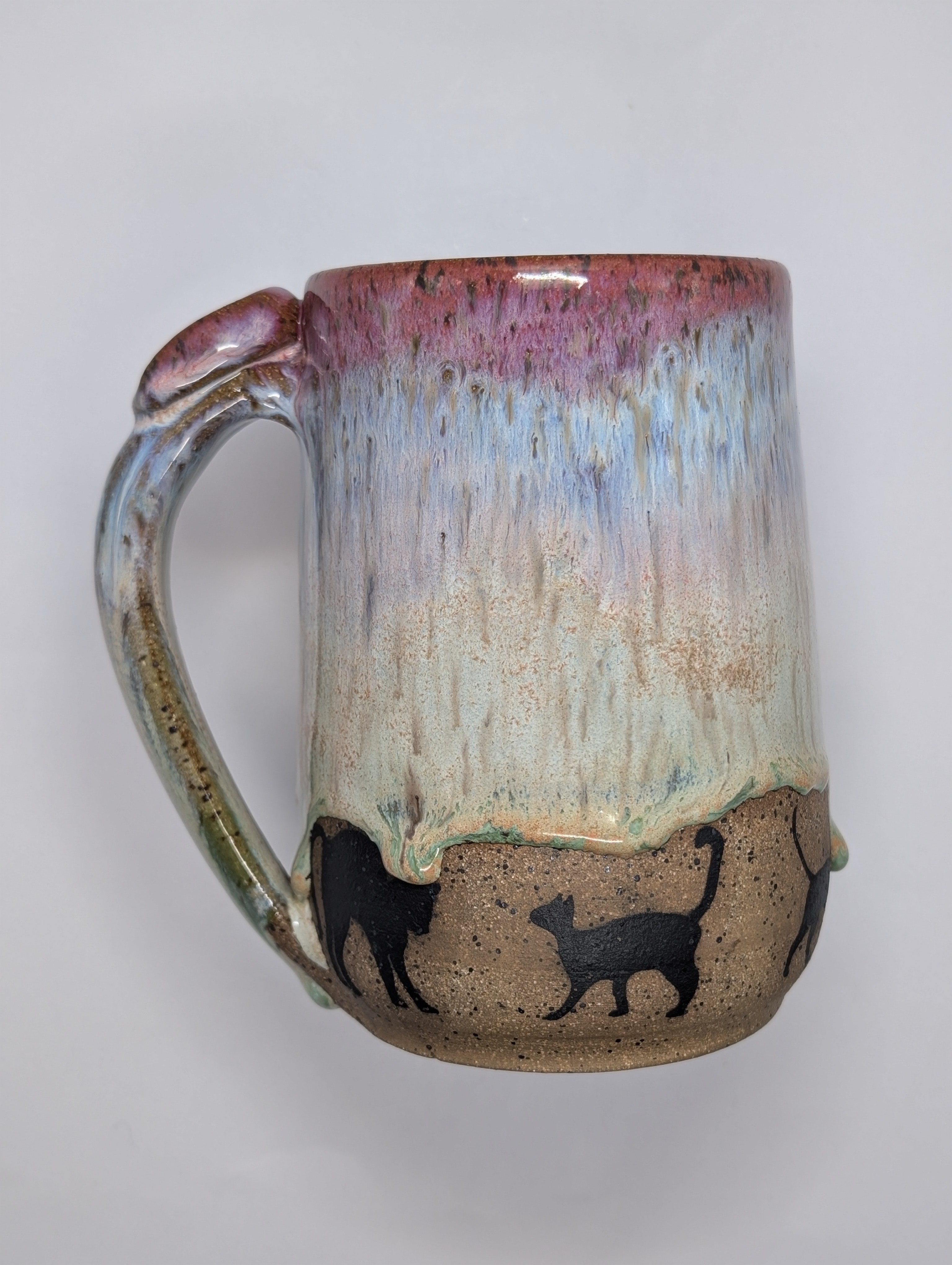 Cat mug • 20oz • vivid rainbow