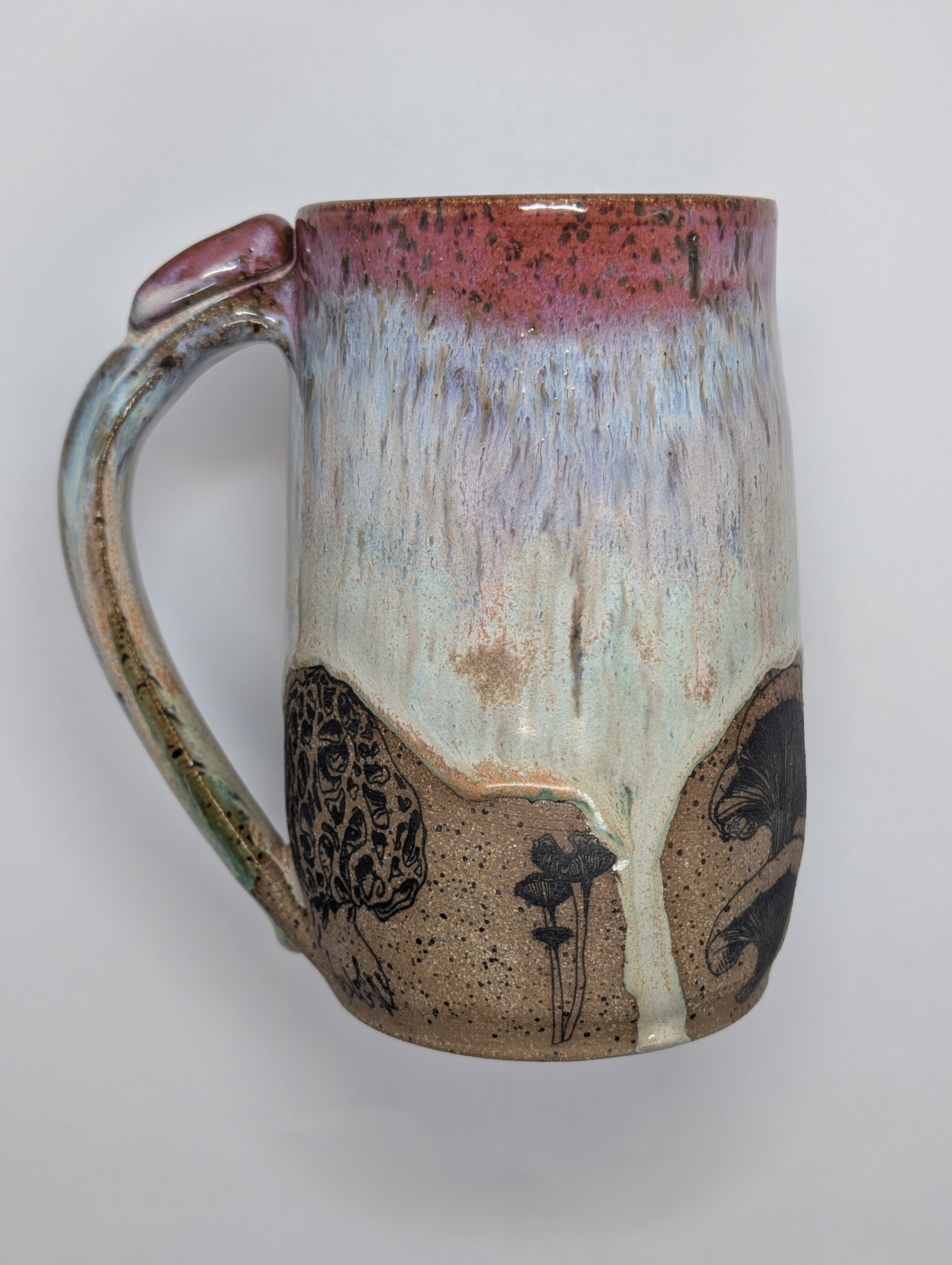 Mushroom mug • 22oz • vivid rainbow 