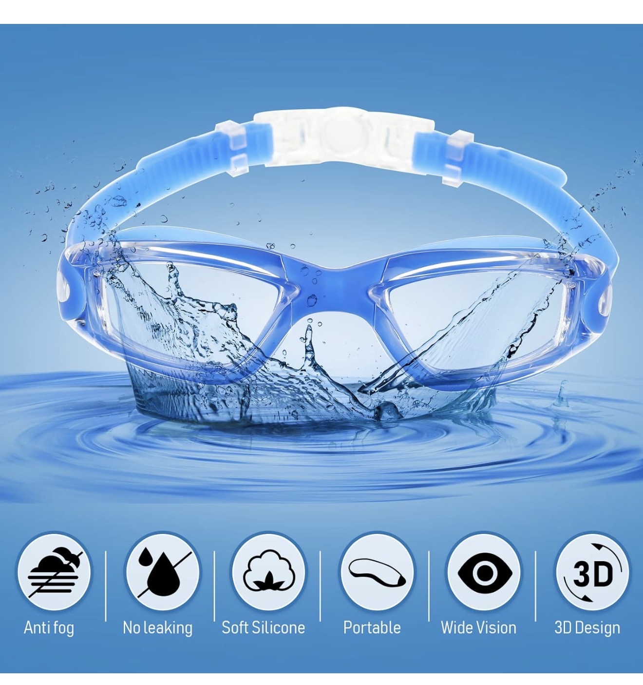 Swim Goggles (1-set)