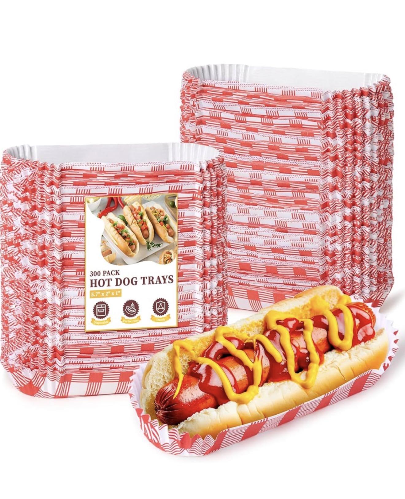 Hot Dog Trays (25-set)