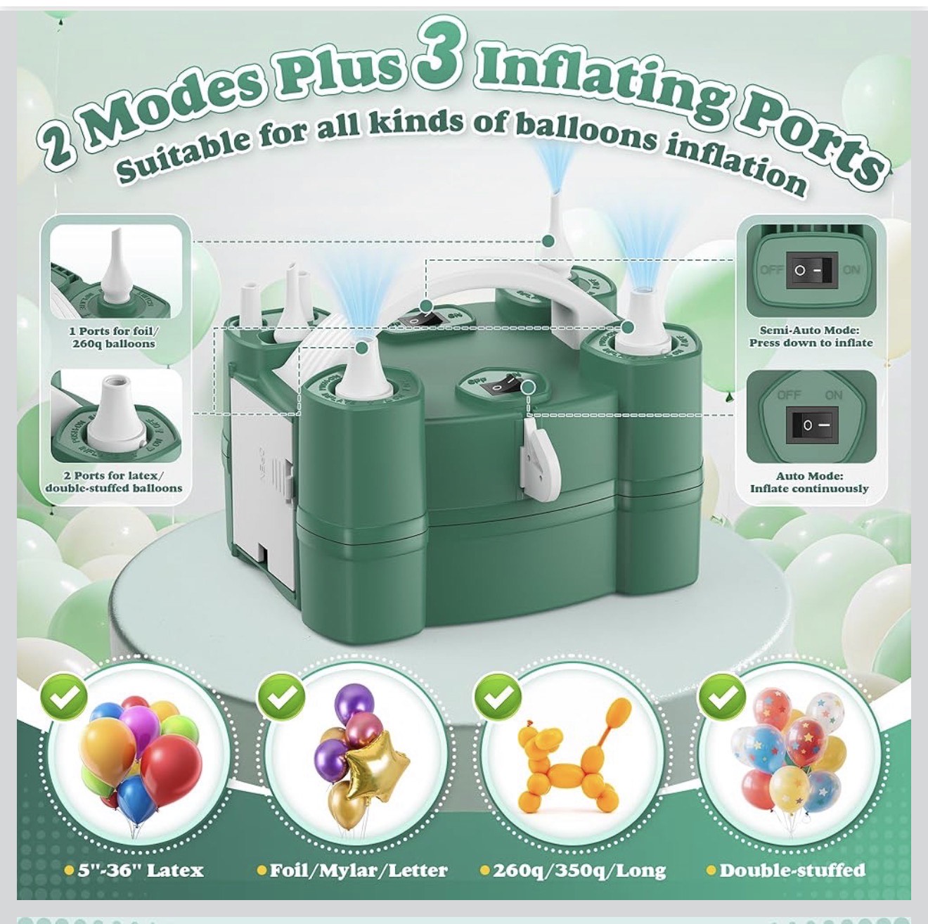 Electric Balloon Pump (3-Day Rental)