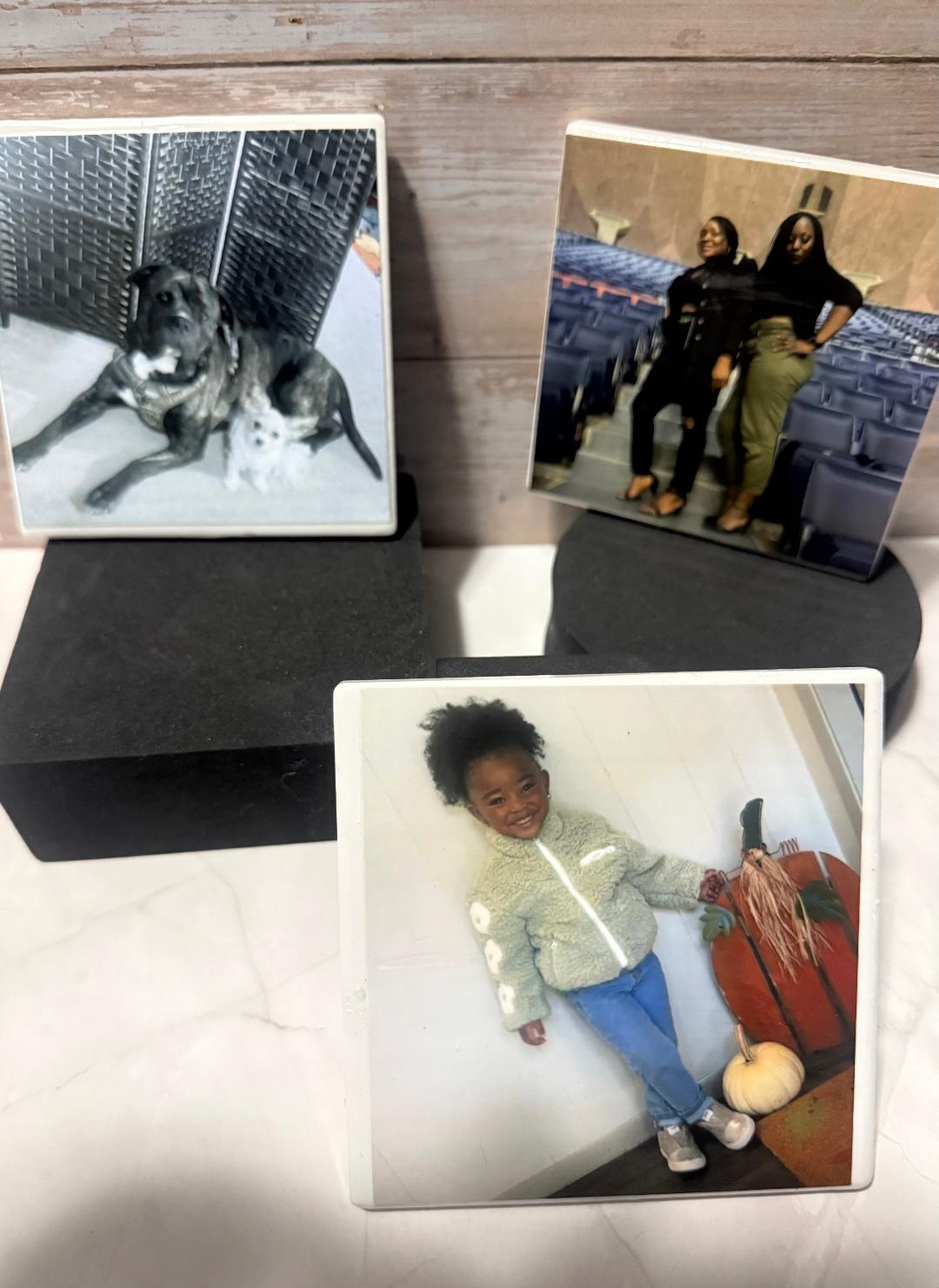 Handmade Ceramic Tile Coasters