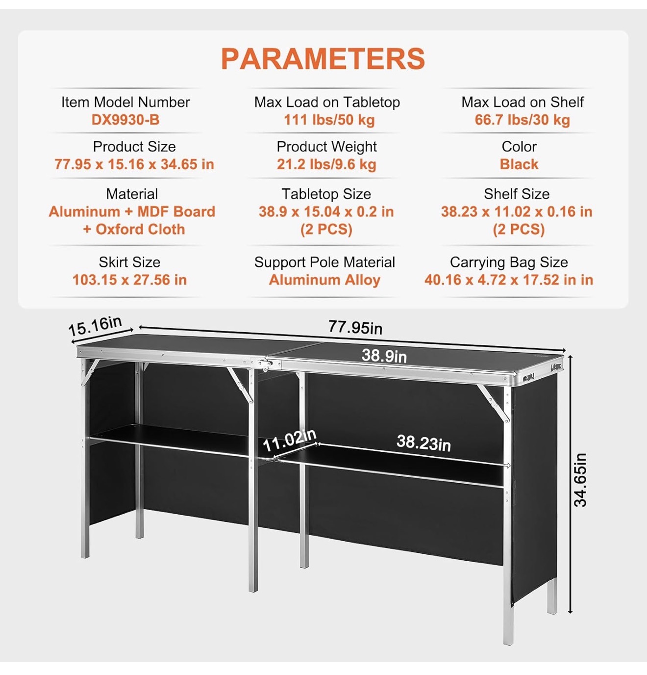 Portable Bar (3-Day Rental)