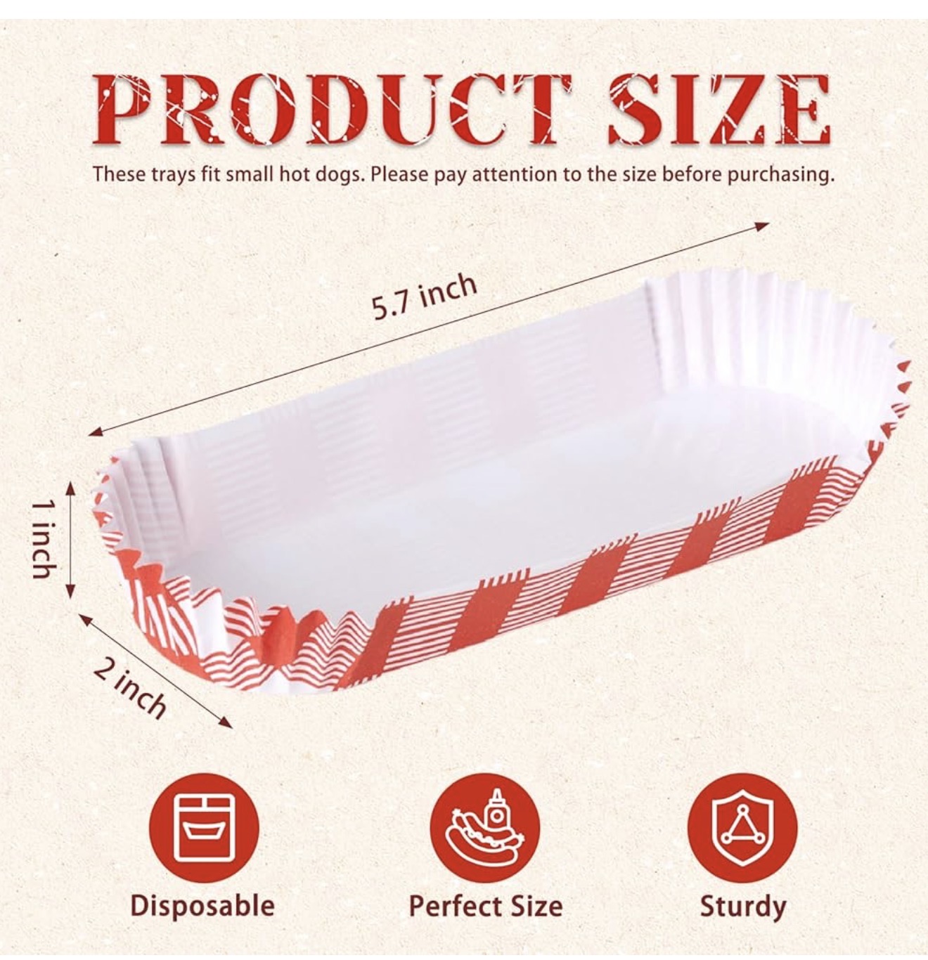 Hot Dog Trays (25-set)