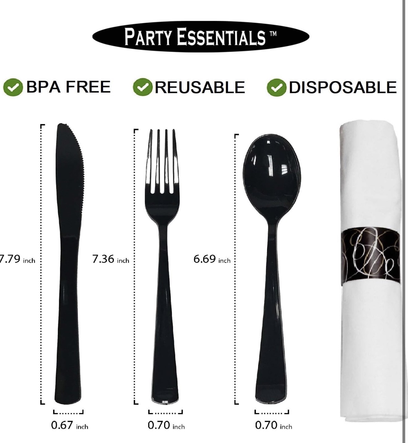 Disposable Cutlery Kit (25)