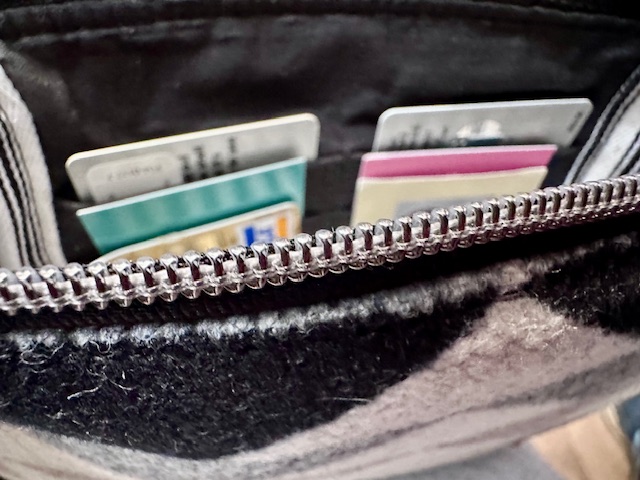 Leather & Wool Small Crossbody 