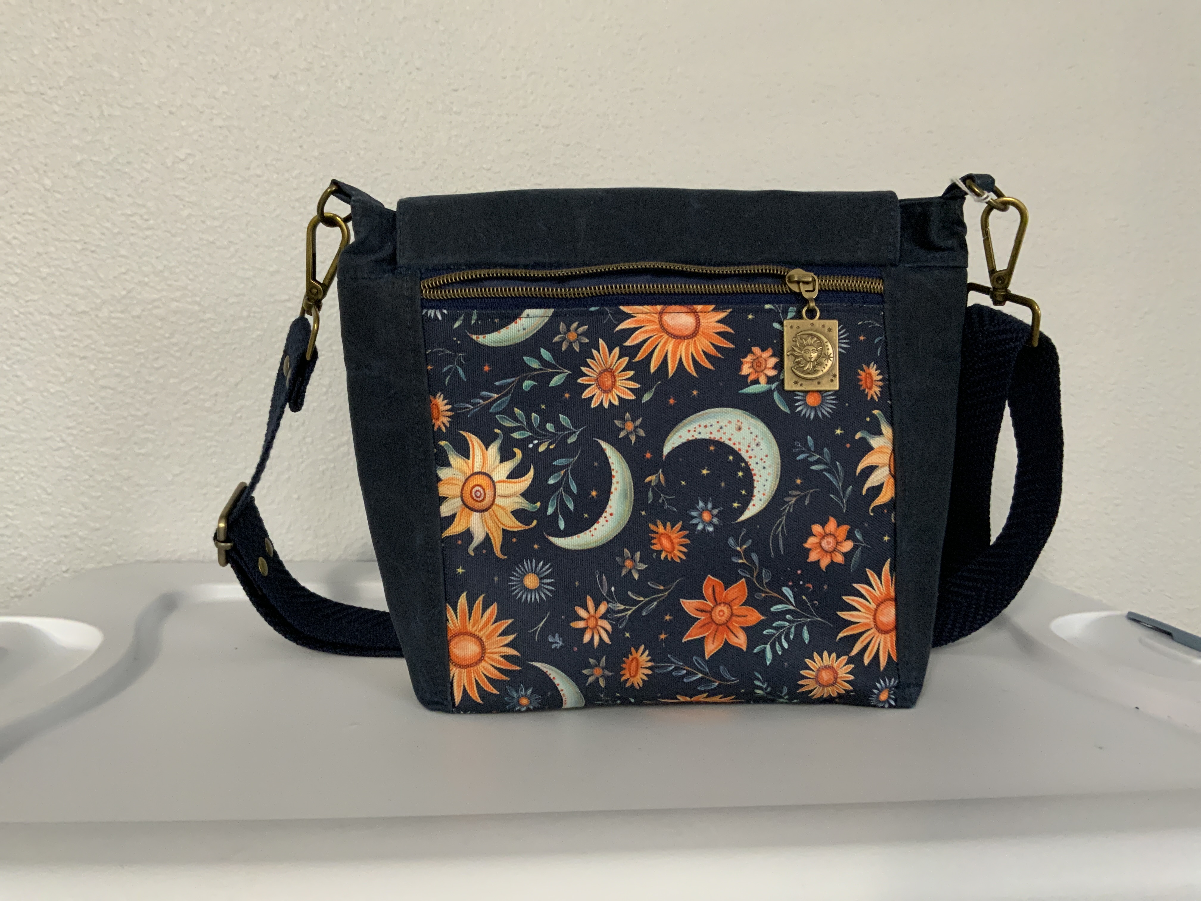 Moon & Daisies Crossbody Satchel