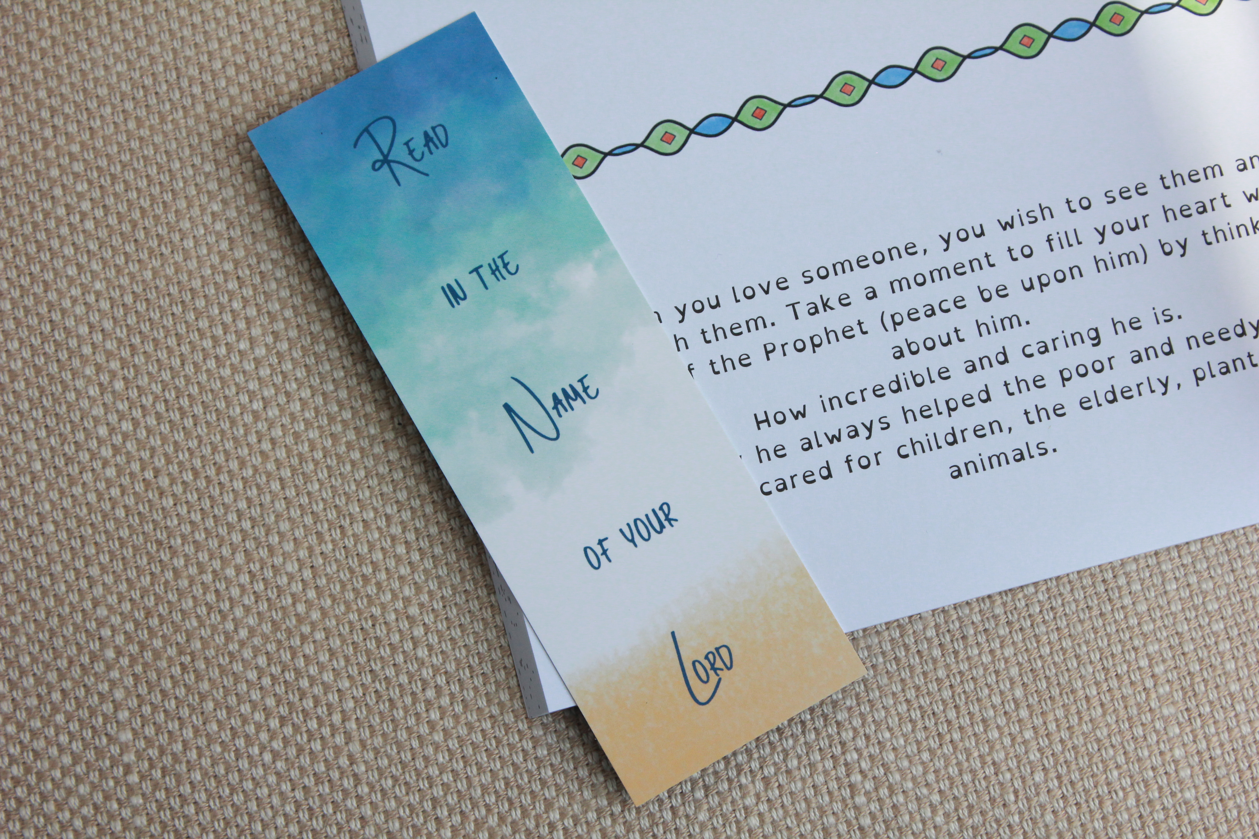'Read in the Name of Your Lord' Bookmark