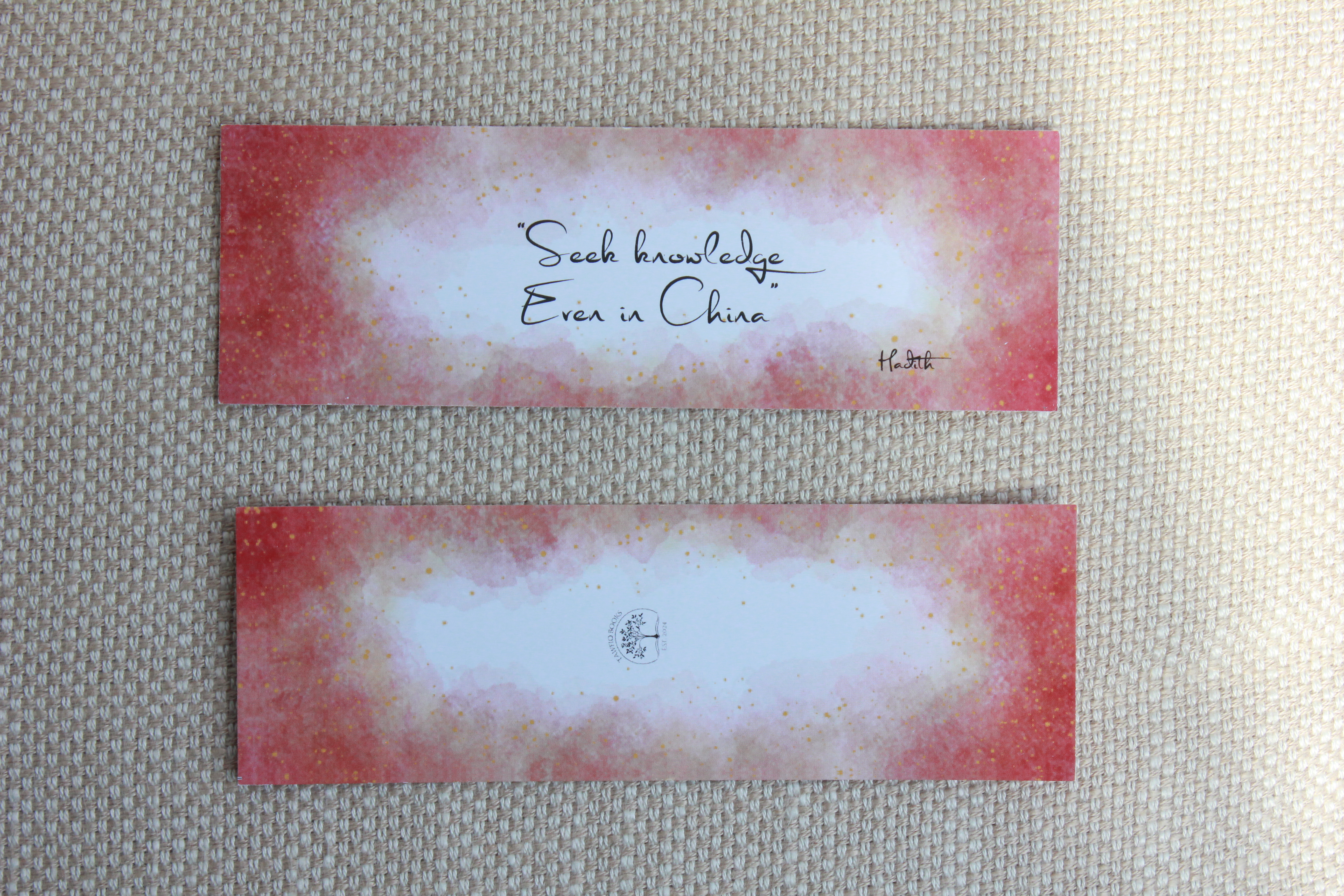 'Seek Knowledge' Bookmark