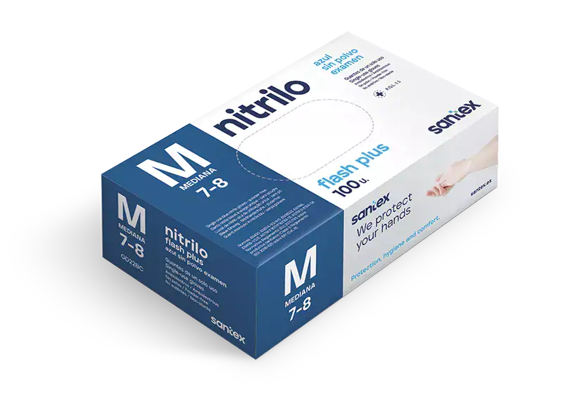 Guante nitrilo flash plus 5,5gr 