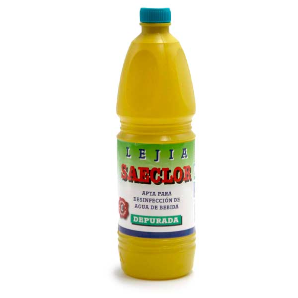 Lejía Saeclor depurada para uso alimentario 1L