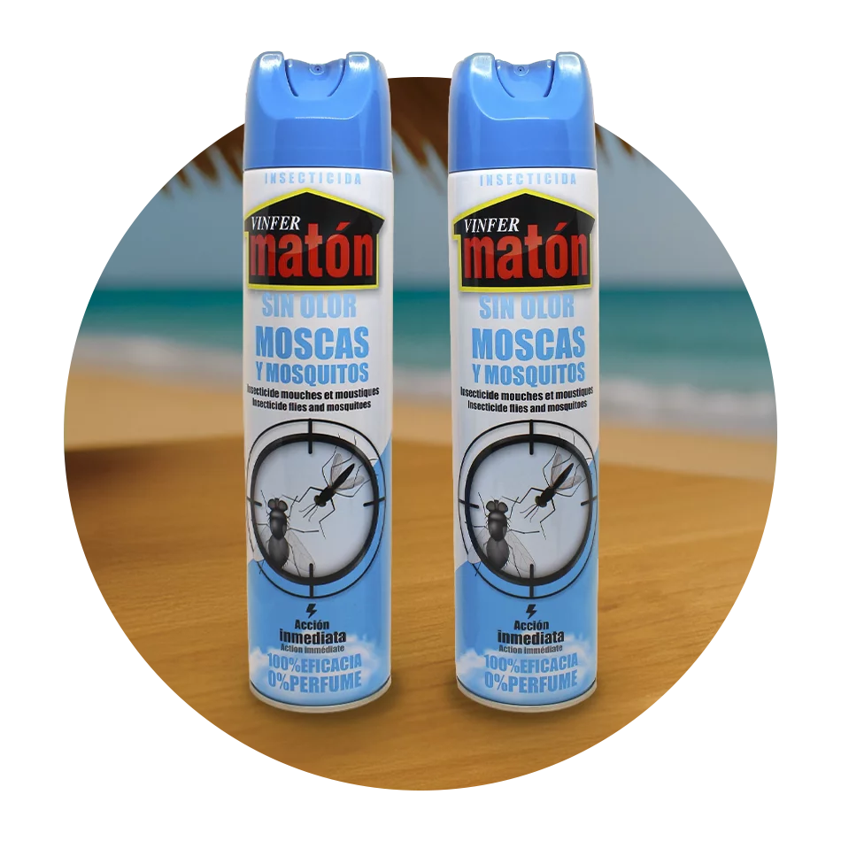 Aerosol matón para moscas y mosquitos 750ML