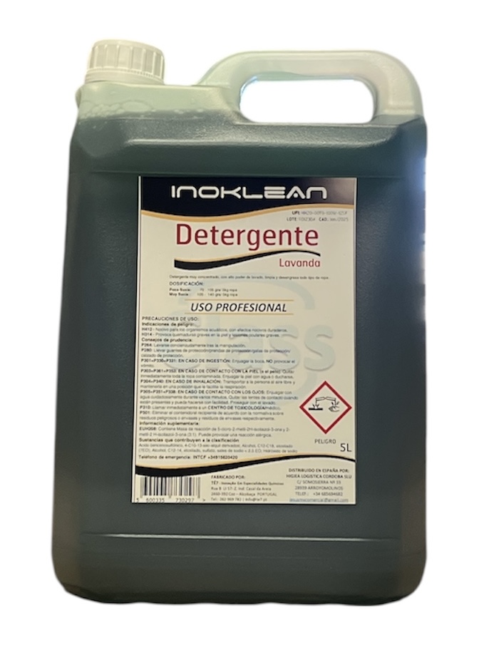Detergente Ropa Lavanda Inoklean Pro 5L