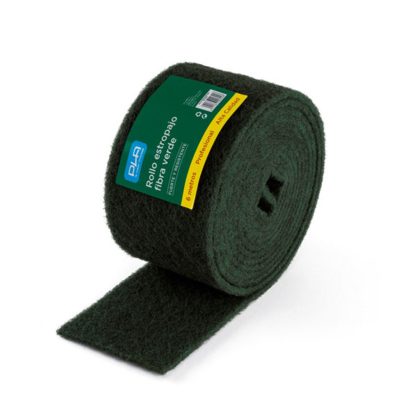 Rollo Estropajo Fibra Verde Abrasiva 6m