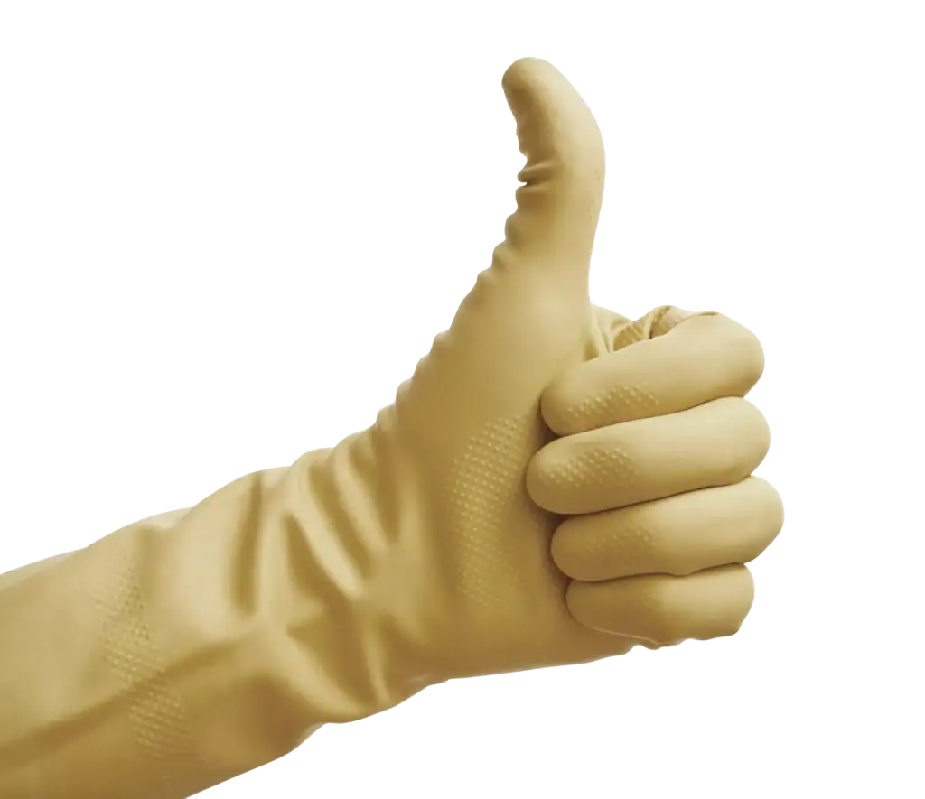 Guantes de látex natural satinados Santex