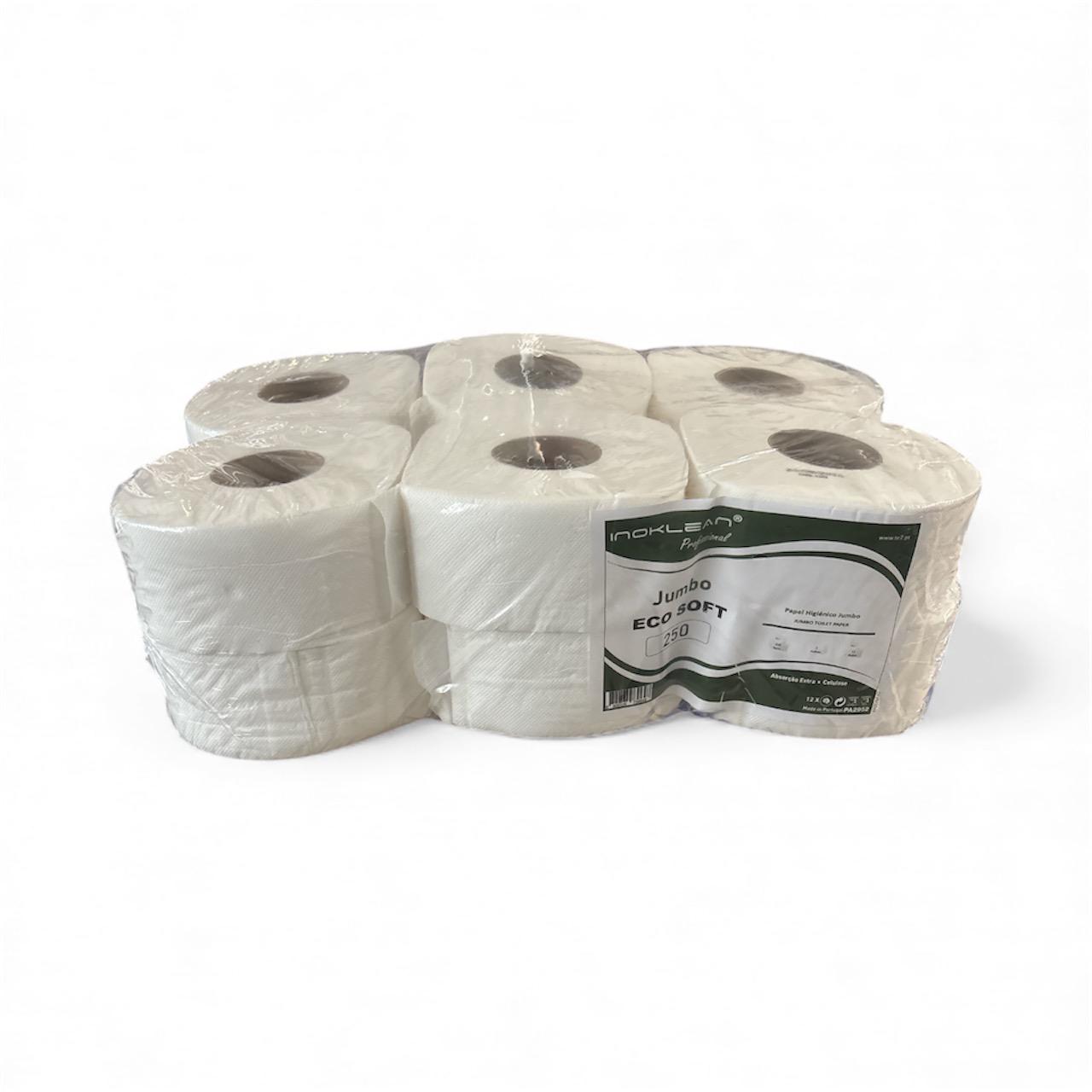 Papel higiénico jumbo 12 rollos