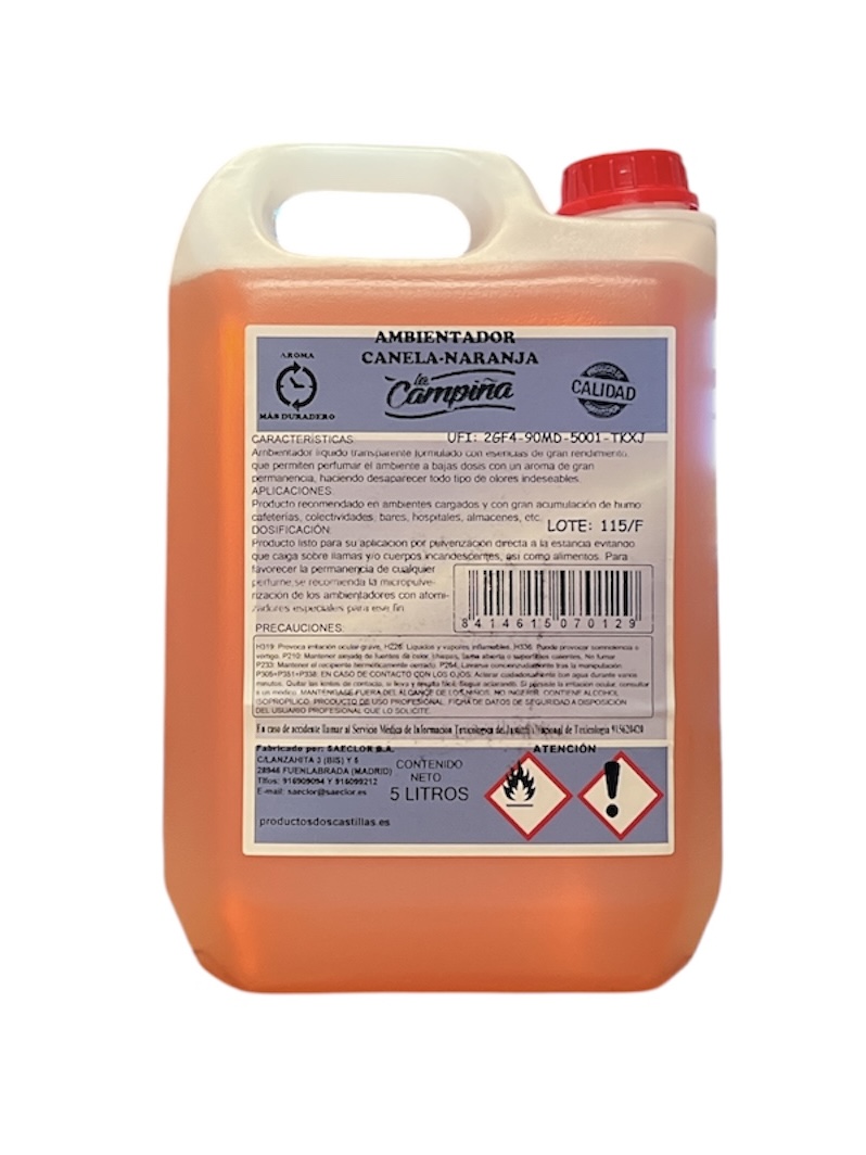 Ambientador Canela-Naranja La Campiña 5L