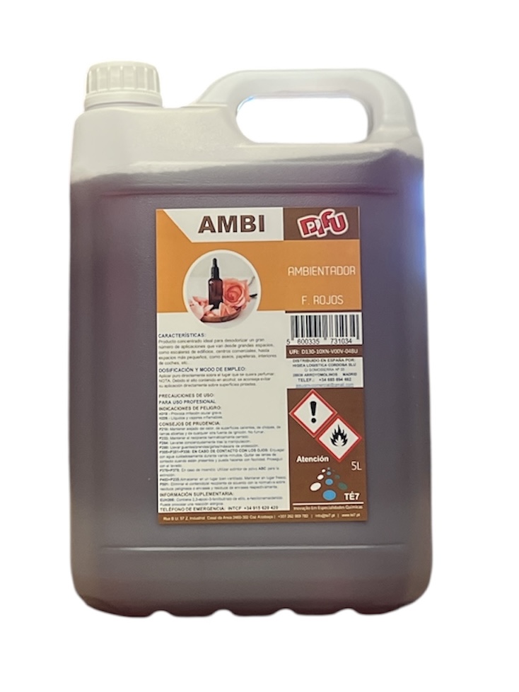 Ambientador Frutos Rojos 5L Ambi de DIFU