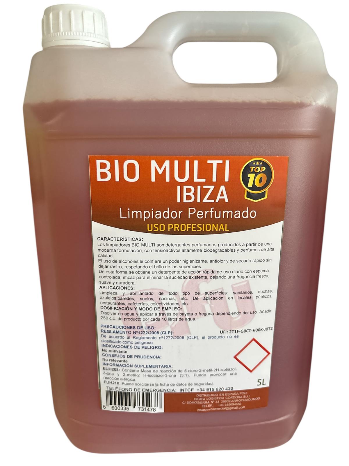 Limpiador Bio Alcohol Ibiza DIFU 5L
