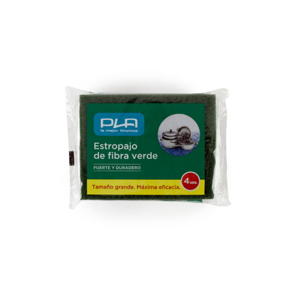 Estropajo Fibra Verde 60 PLA (4 UDS)
