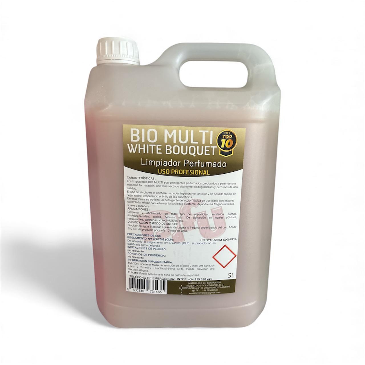  Limpiador Perfumado White Bouquet Bio Multi DIFU 5L