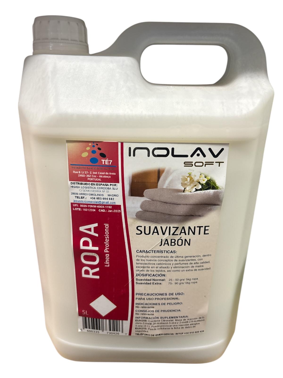 Suavizante Jabón para ropa INOLAV Soft