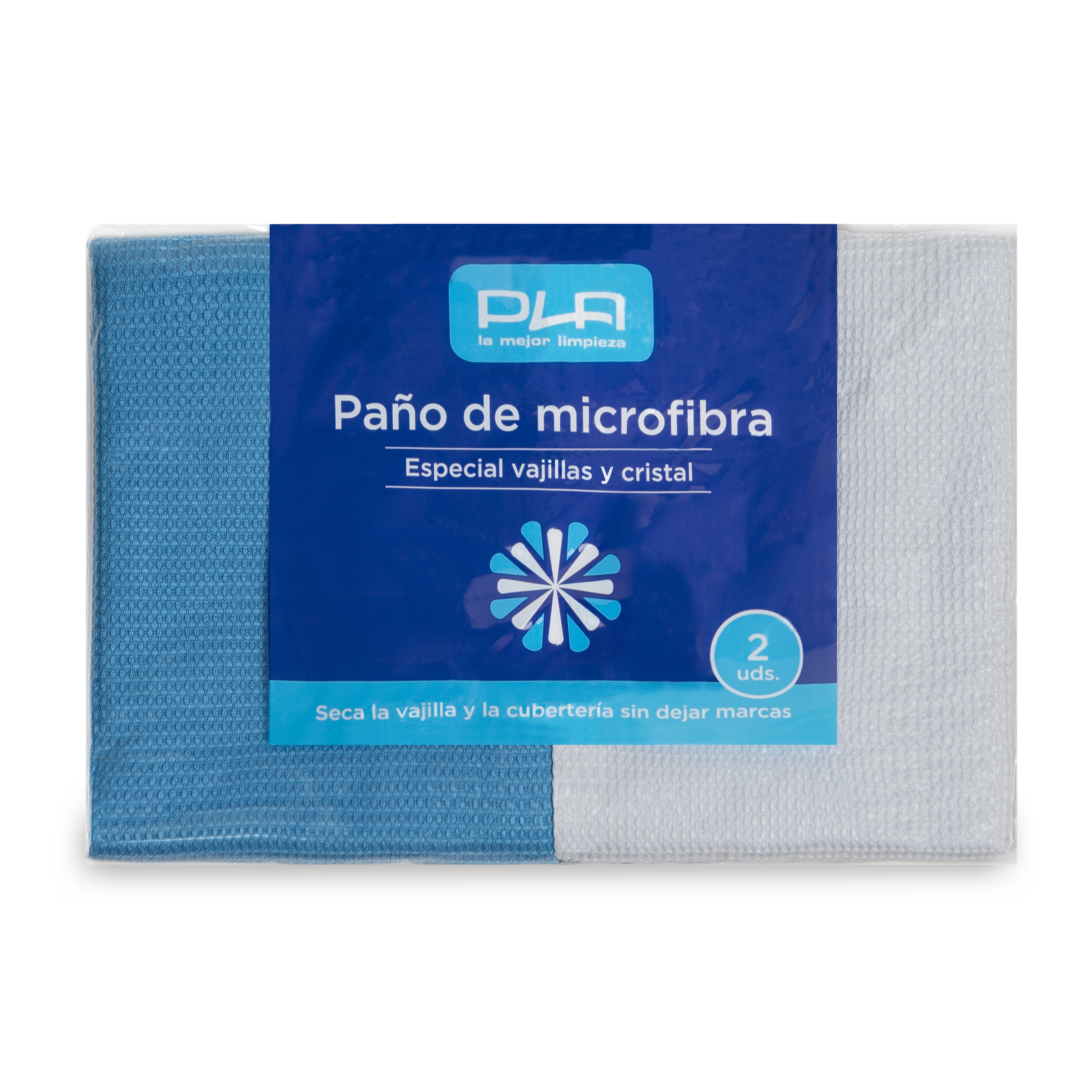 Paño de Microfibra Especial para Vajillas y Cristal (2 unidades)