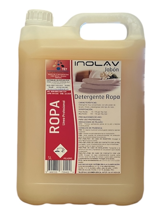 Detergente para Ropa Marsella INOLAV 5L