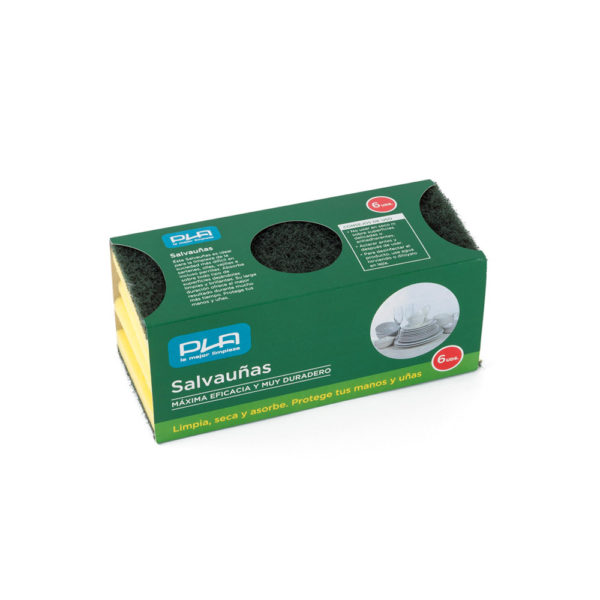Estropajo Salvauñas PLA 6uds