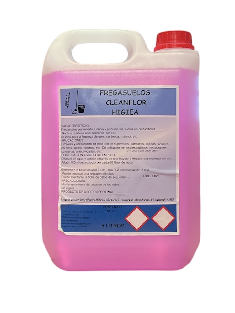 Fregasuelos Cleanflor 5L HIGIEA
