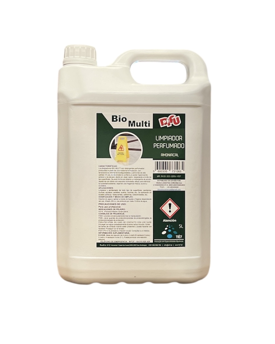 Limpiador Perfumado Amoniacal Bio Multi DIFU 5L