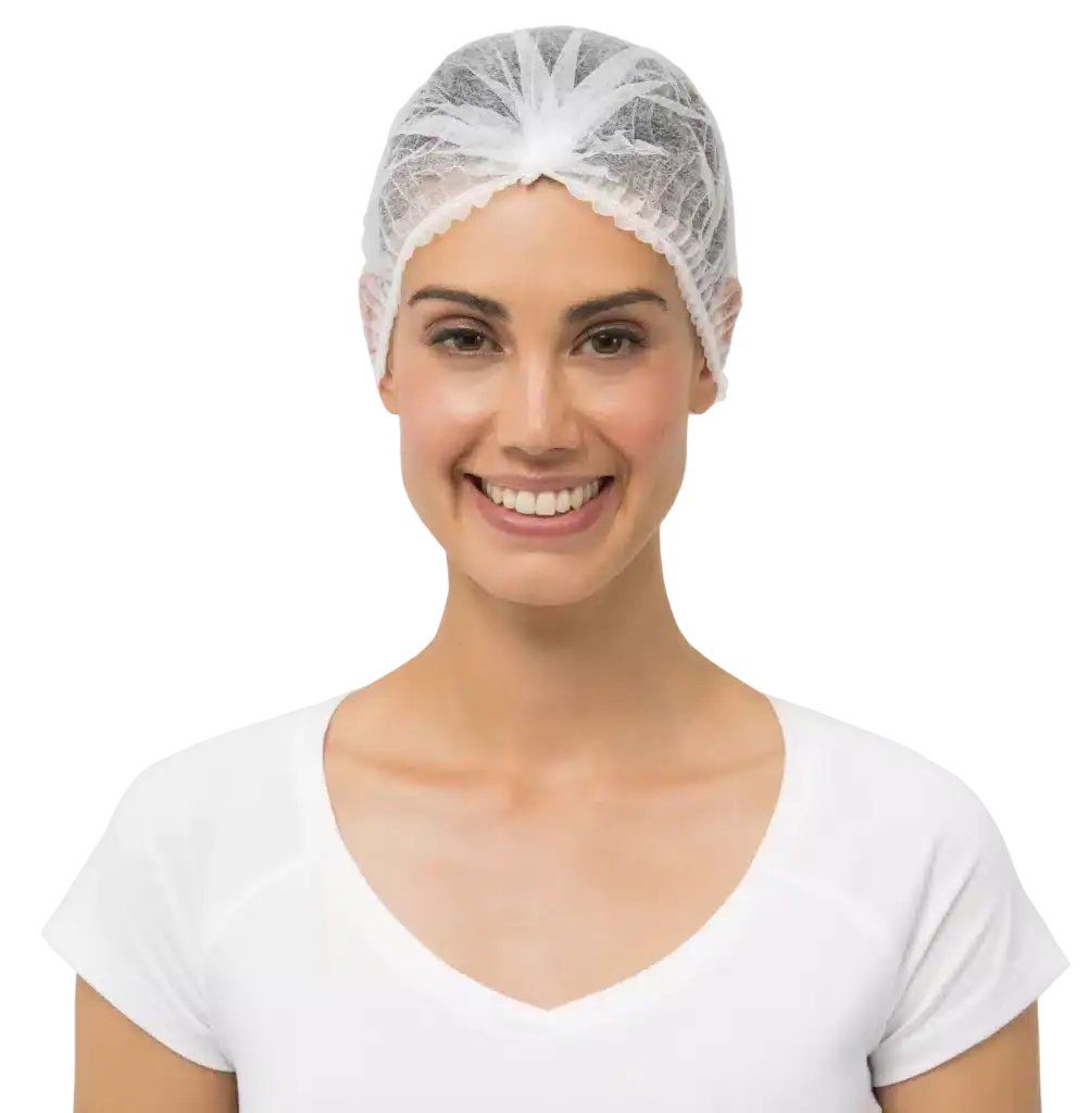 Gorro desechable blanco 100ud