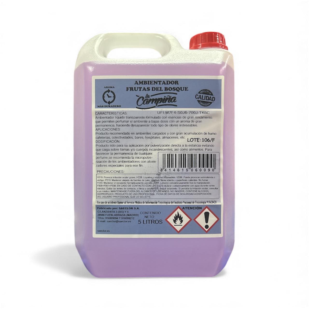 Limpiador Bio Alcohol Frutas del Bosque 5L Higiea