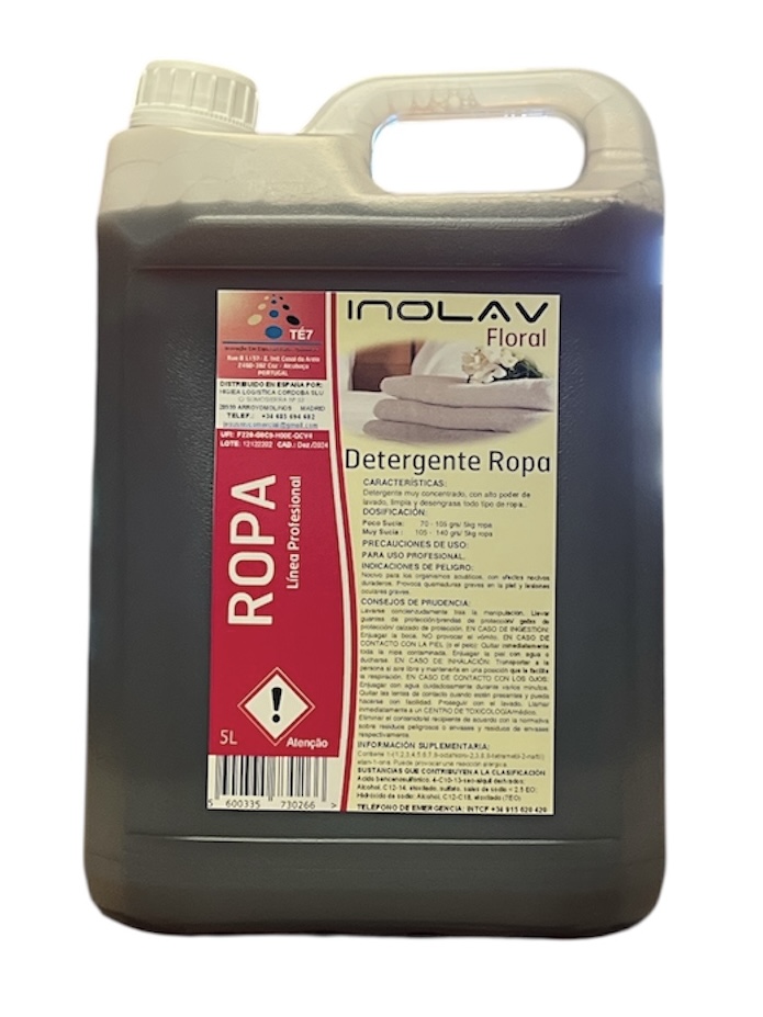 Detergente Ropa Floral INOLAV 5L
