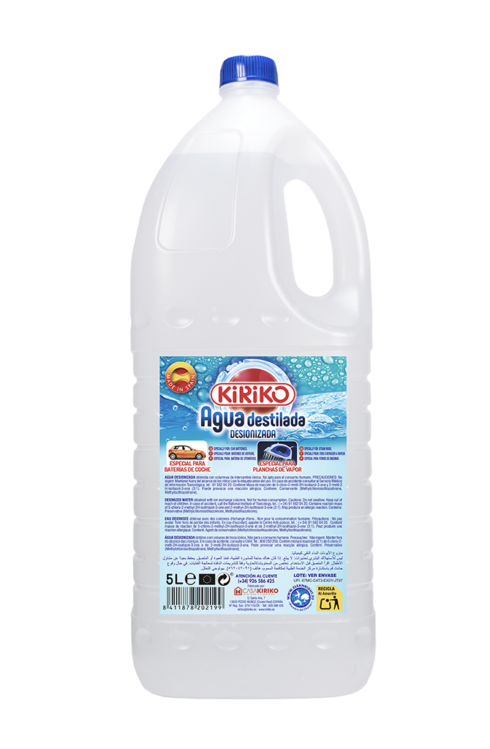 Agua destilada Kiriko 5L