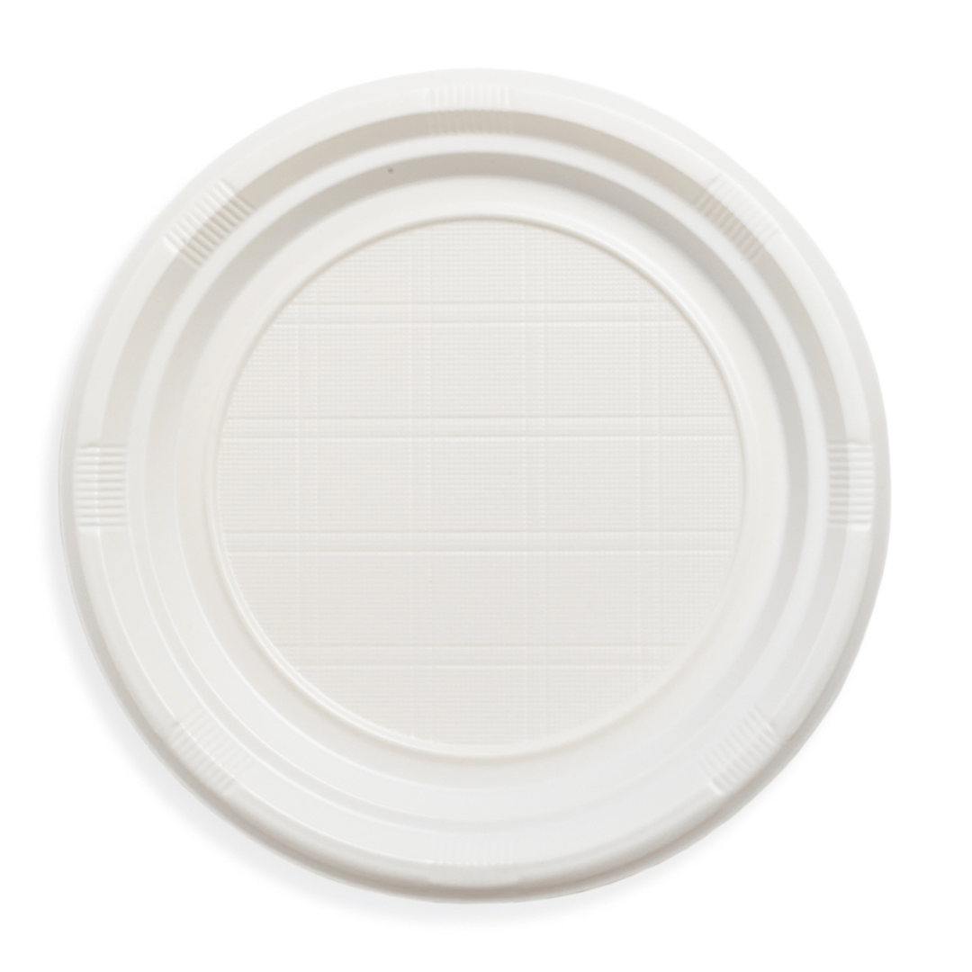 Platos llanos 22cm 100ud