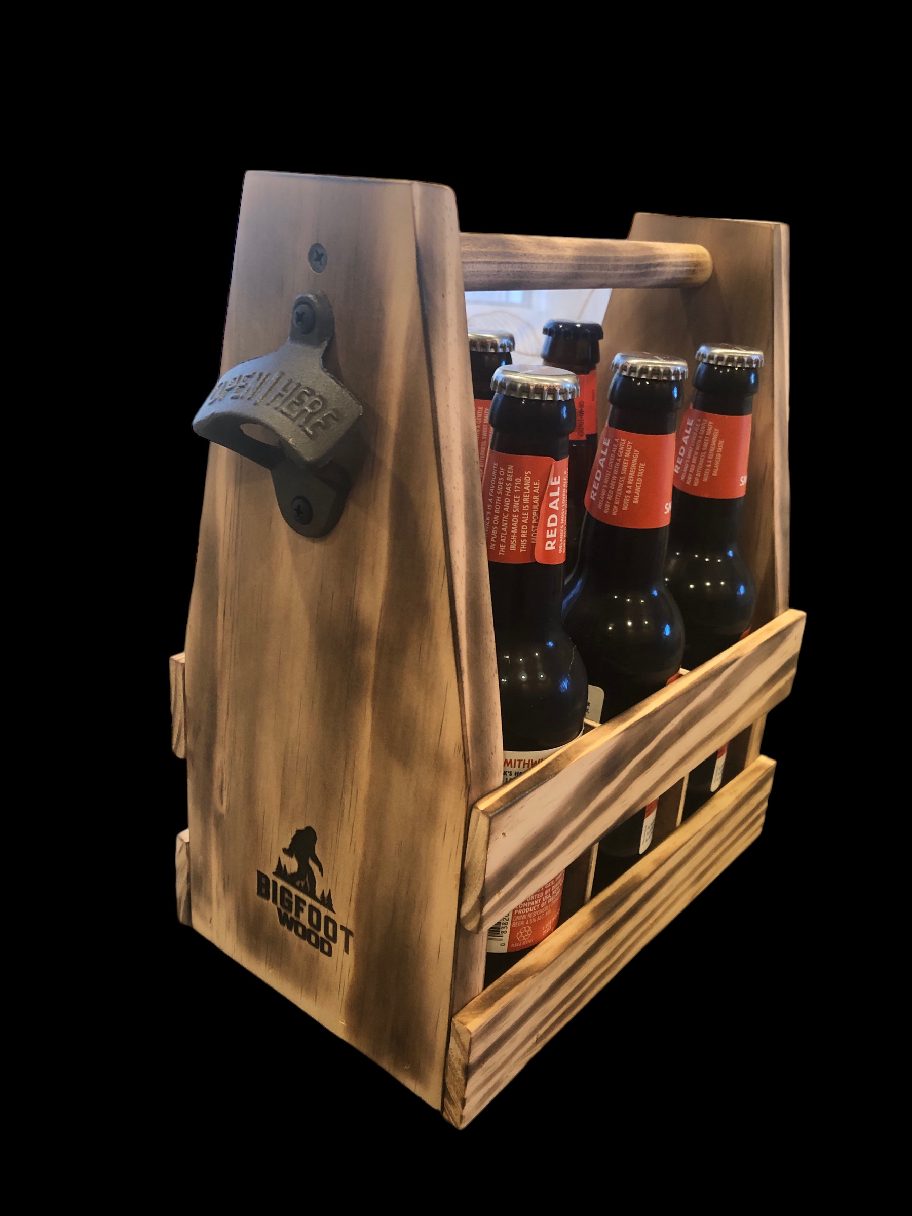 Beer Caddy W/Bottle opener