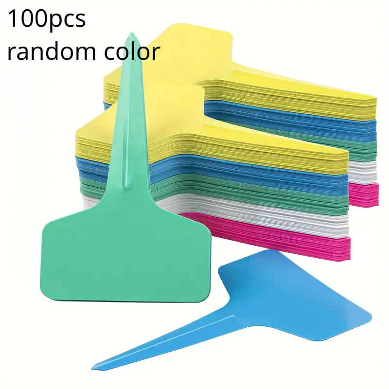Durable Weatherproof T-Type Plant Labels / Garden Markers for Flowers & Plants