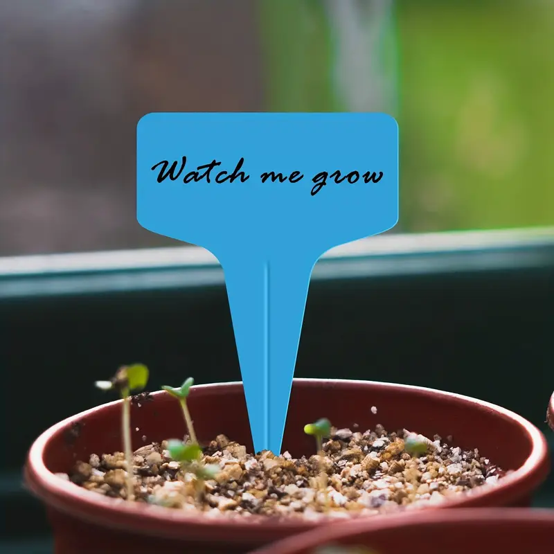 Durable Weatherproof T-Type Plant Labels / Garden Markers for Flowers & Plants