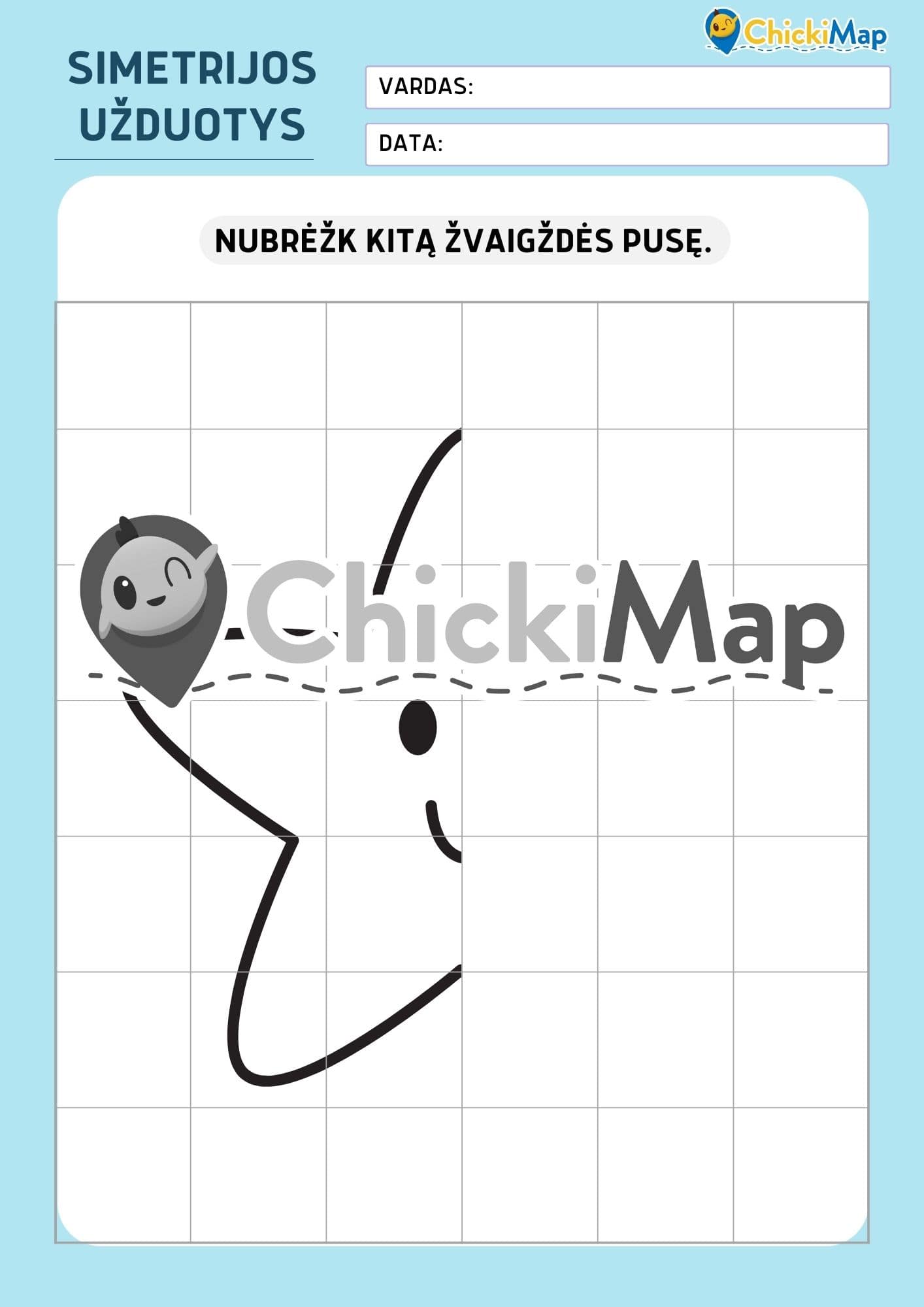SIMETRIJOS UŽDUOTYS