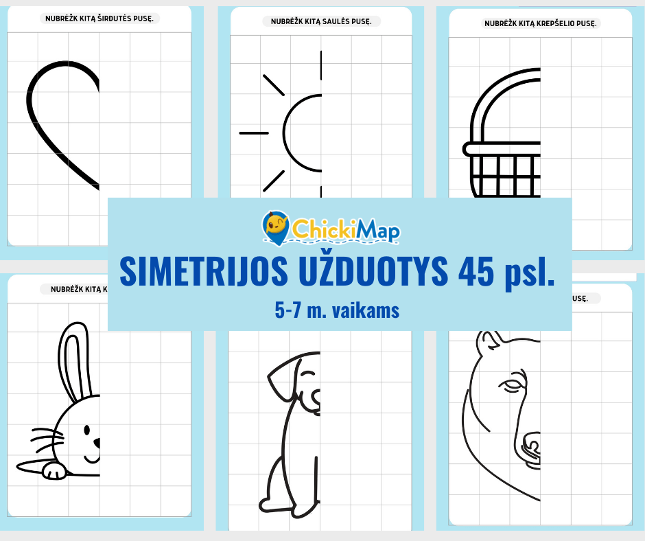 SIMETRIJOS UŽDUOTYS